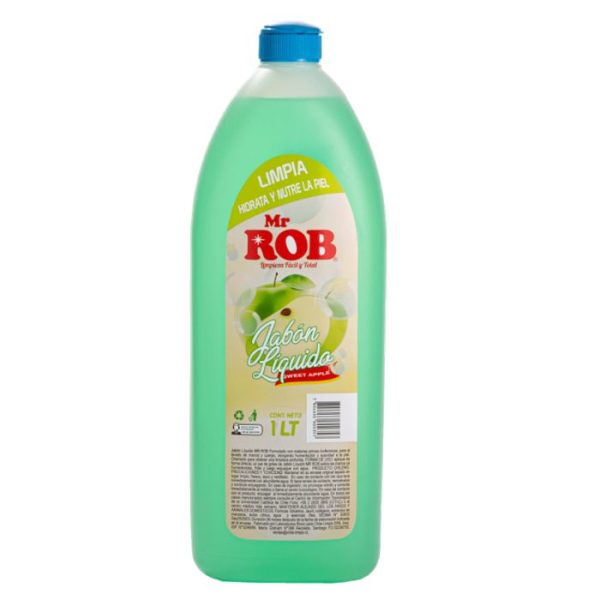 jabón líquido manzana