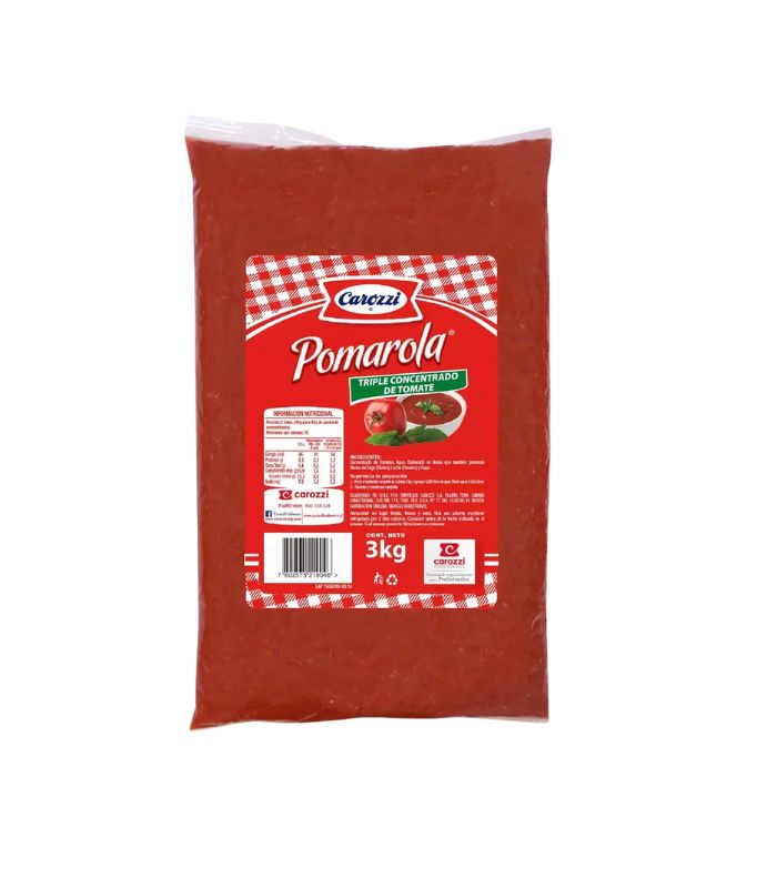 Salsa De Tomates Triple Concentrada 3 Kg