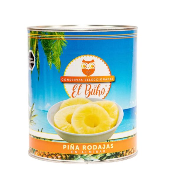 Piña Rodaja 850 Gr Buho
