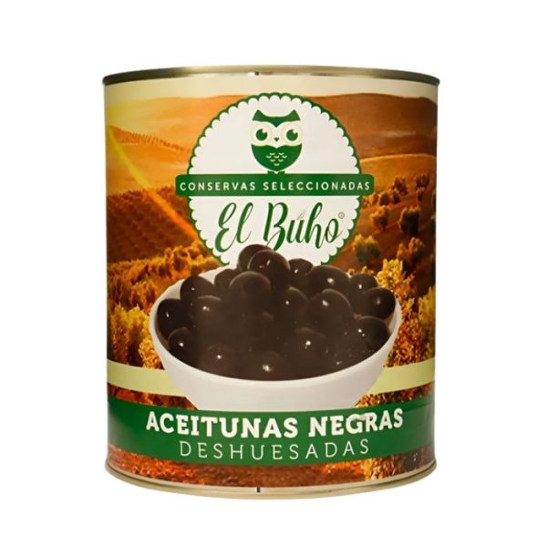 Aceituna Negra Española Deshuesada 3 Kg Lata