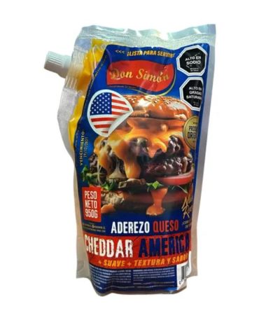 Salsa de queso cheddar amerikana