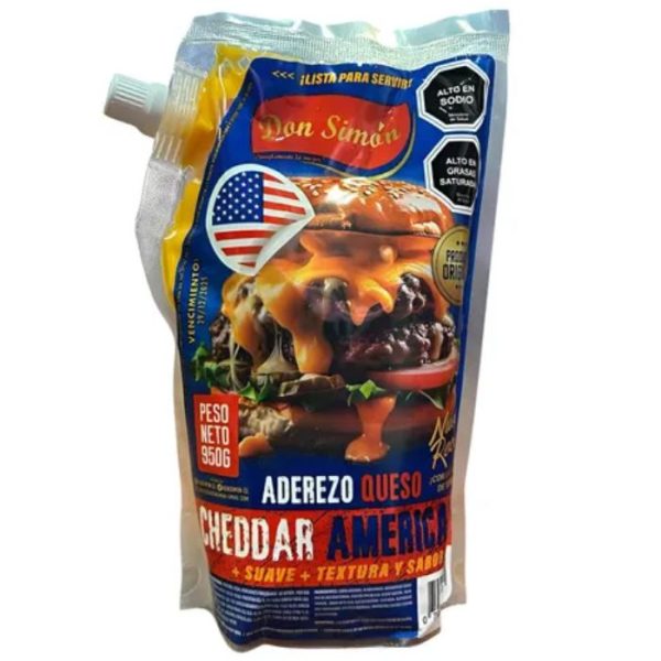 Salsa de queso cheddar amerikana
